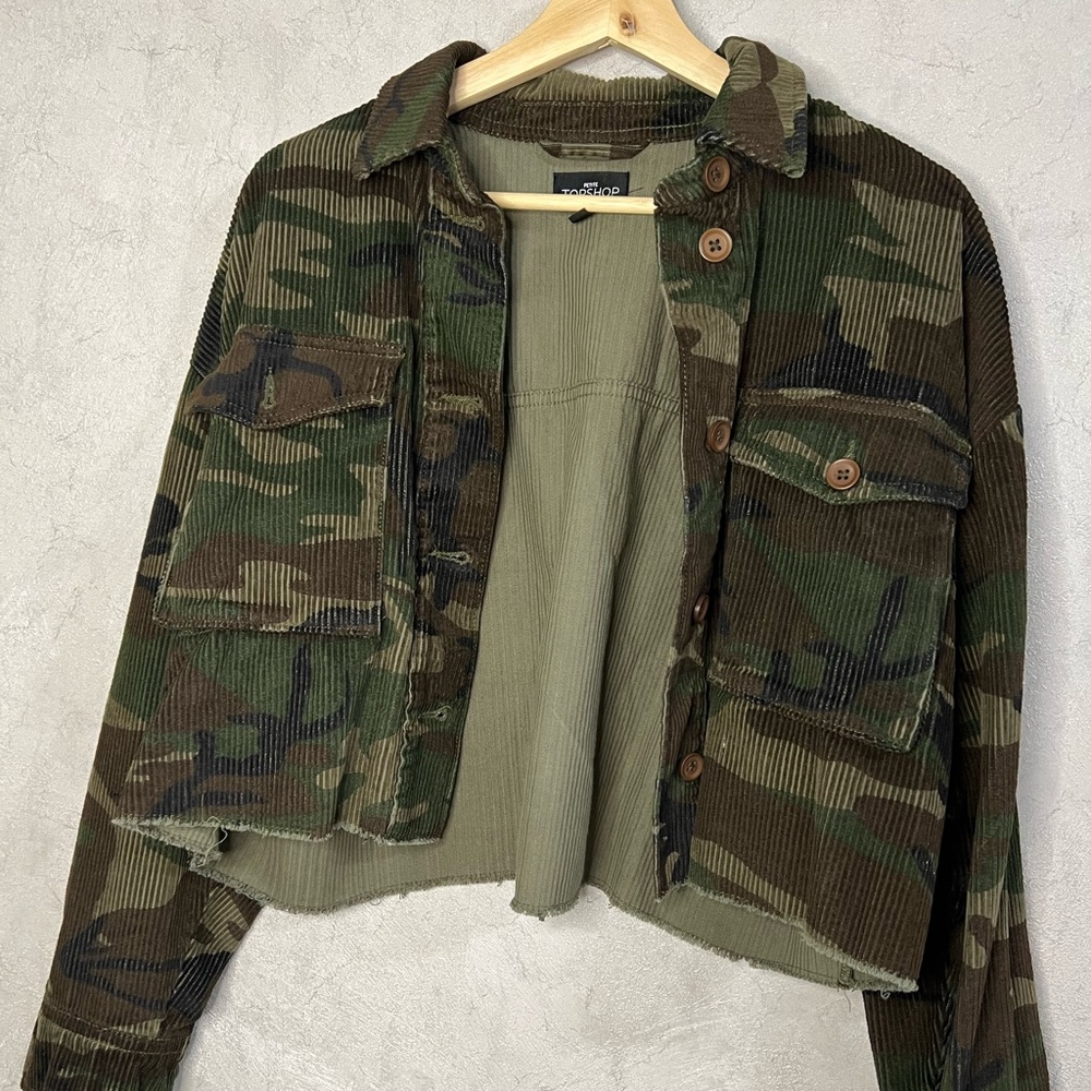 Topshop Camo Jacket
